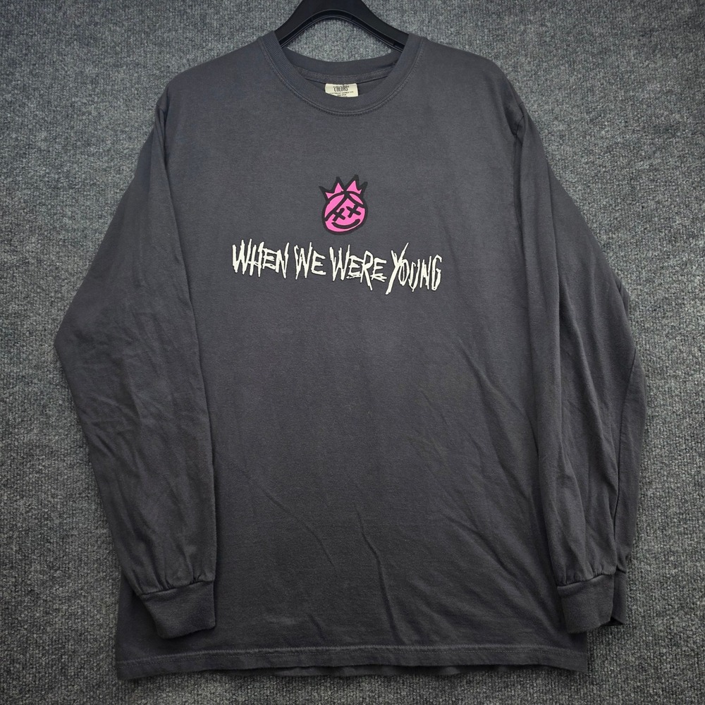 When We Were Young 2023 Festival Long Sleeve Shirt Gray Comfort Colors Mens M